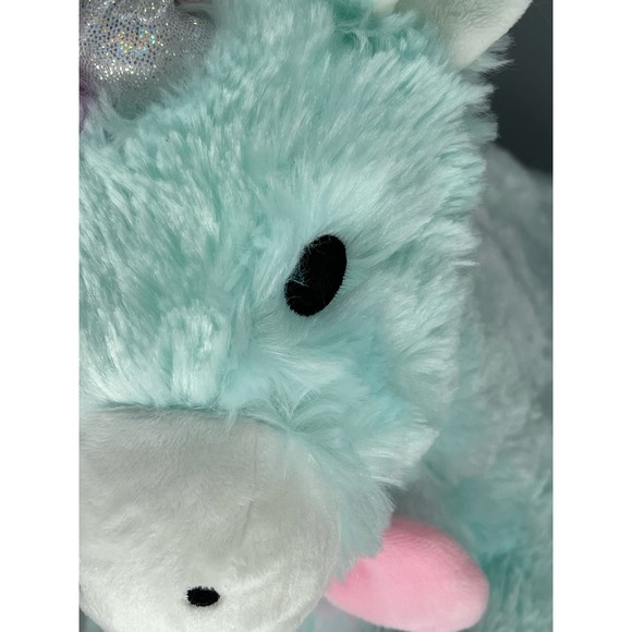 FAO Schwarz 15" Pink Unicorn Plush Stuffed Anima with LED Lights & Sungs - Picture 5 of 16